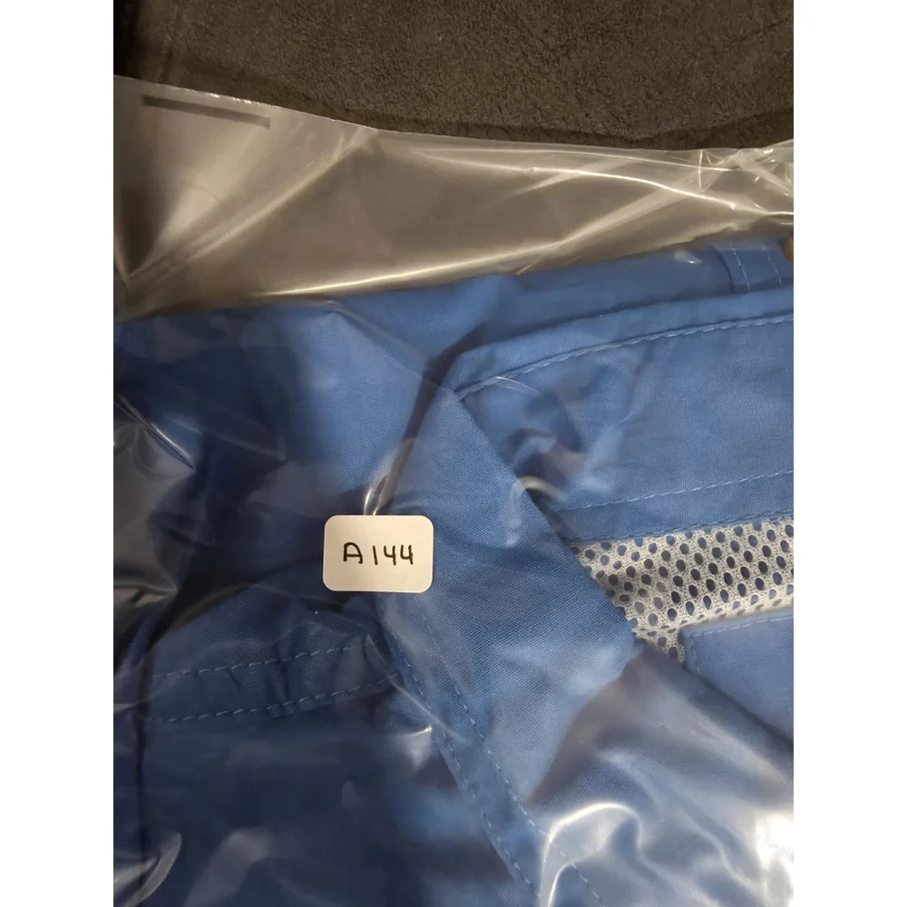 Mens Fishing Shirt Sz XL Berkley Blue Polyester Button Down Vented NWT - Picture 7 of 7